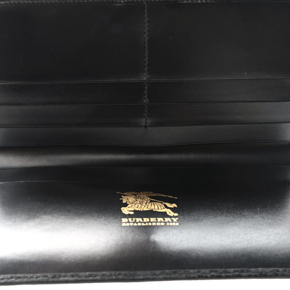 Burberry Haymarket Check Wallet Black 5 of 8