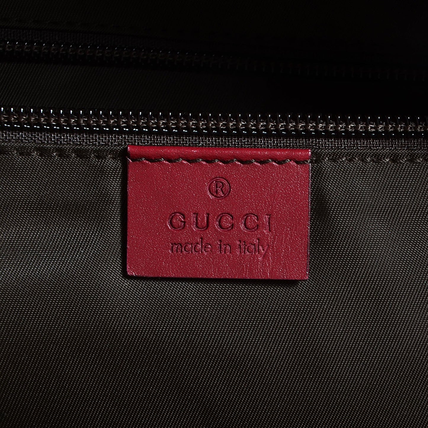 GG Monogram Web Medium Collapsable Carry On Duffle Beige Red