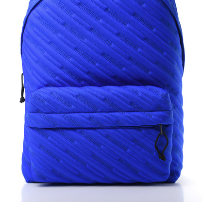 Balenciaga Canvas Logo Matelasse Explorer Backpack Bleu Cobalt 6 of 9