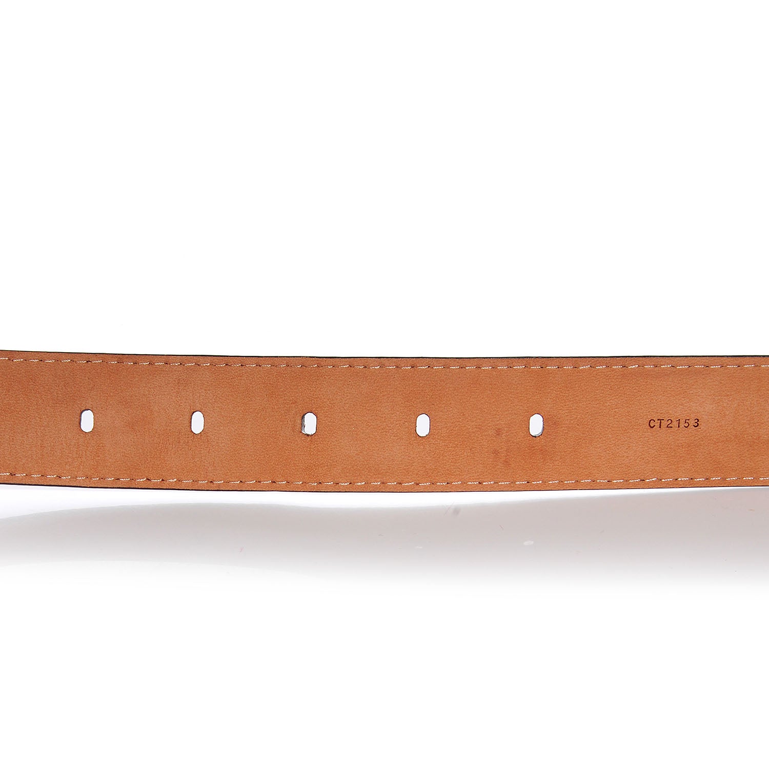 Louis Vuitton Damier Ebene Ellipse Belt 85 34 5 of 5