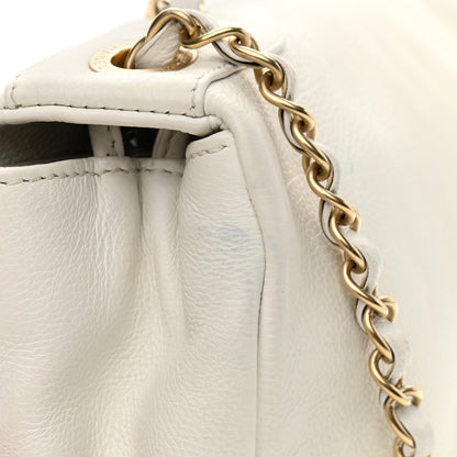 Chanel Calfskin Metal Mosaic Flap White 11 of 12