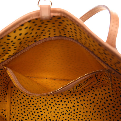 Louis Vuitton Monogram Kusama Waves Neverfull MM Yellow 6 of 8