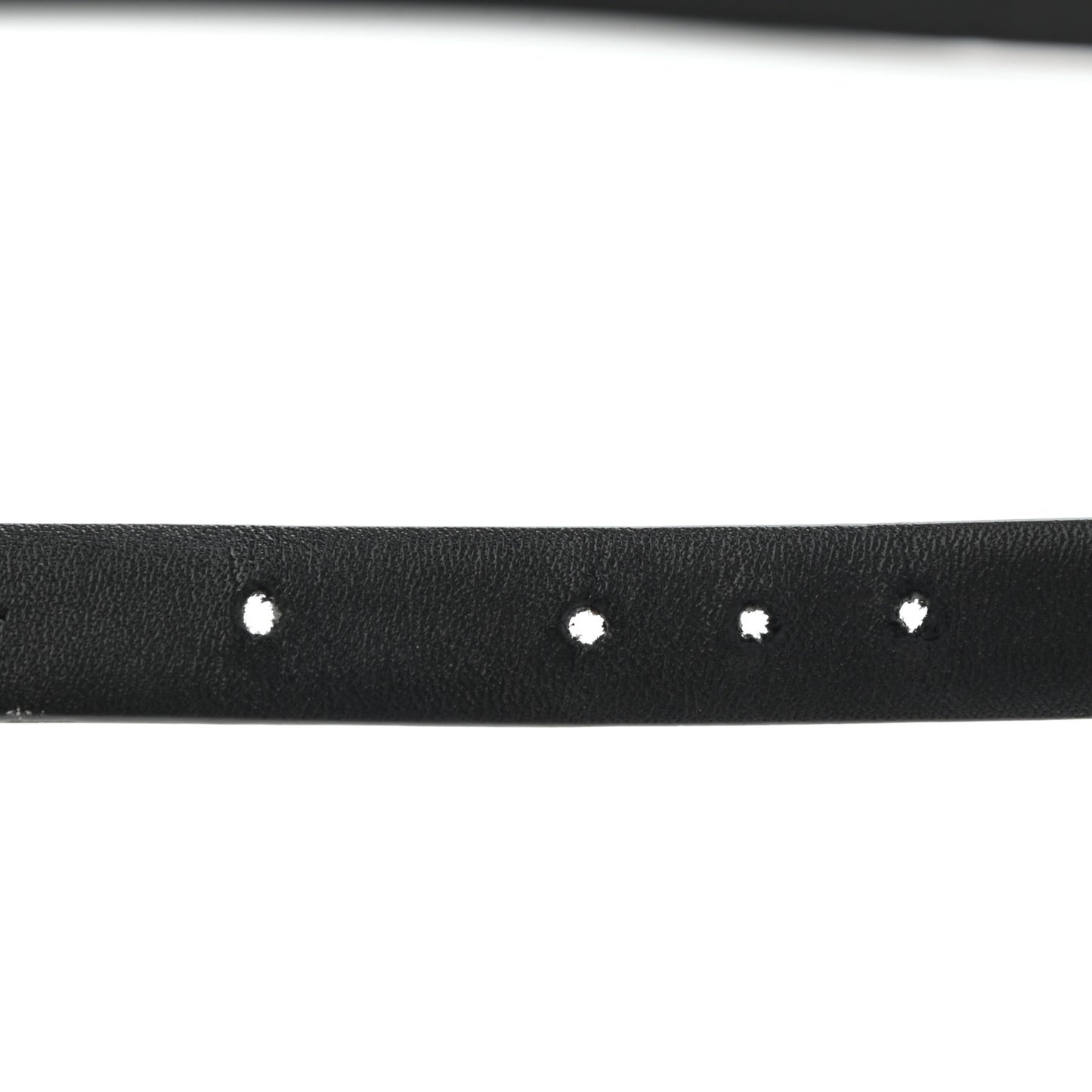 Calfskin Crystal Logo Belt 85 34 Black
