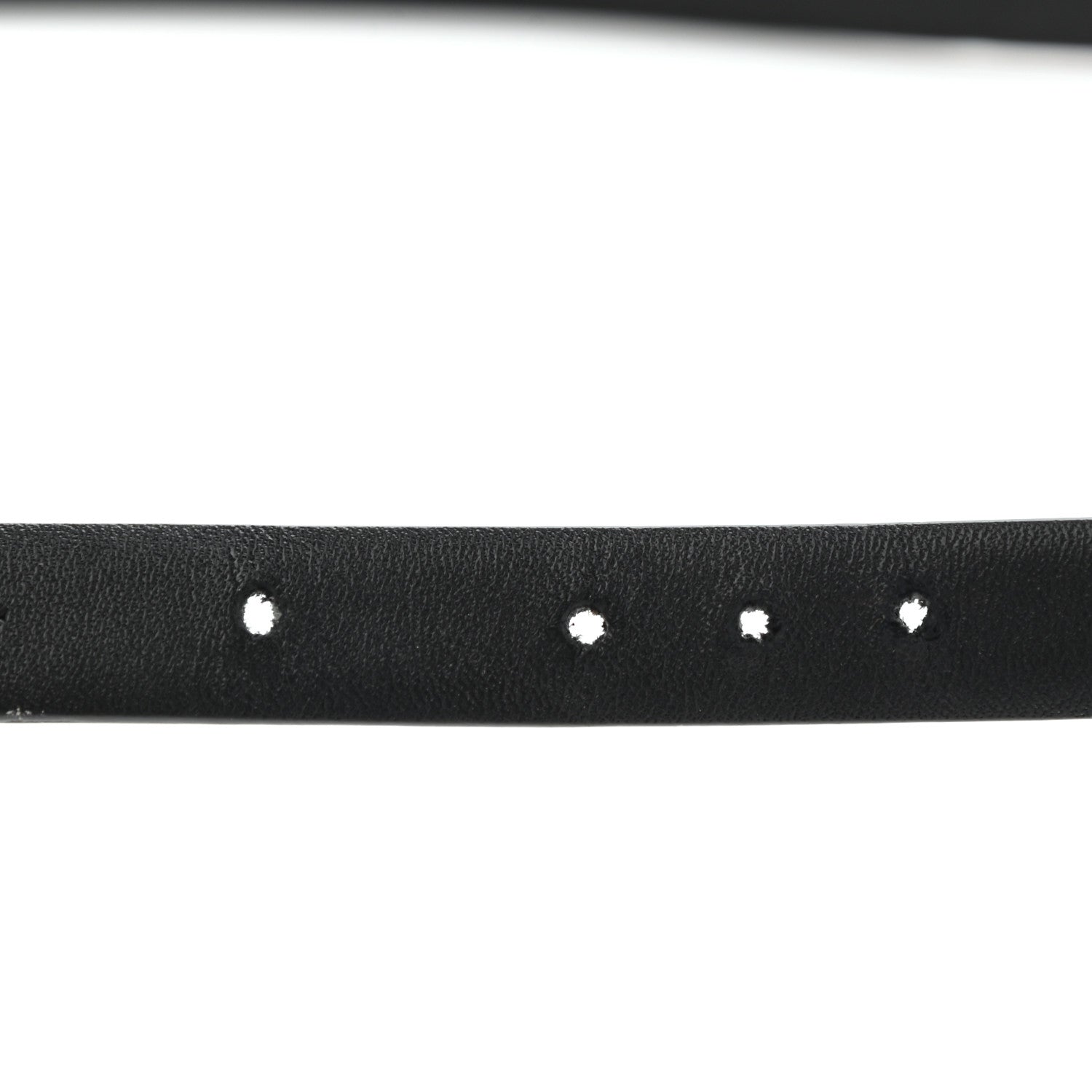 Chanel Calfskin Crystal Logo Belt 85 34 Black 8 of 9