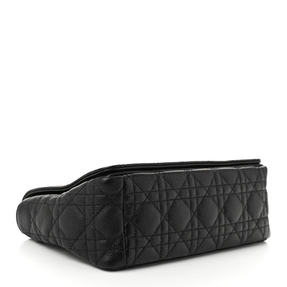 Christian Dior Calfskin Cannage Medium Caro Bag Black 4 of 11