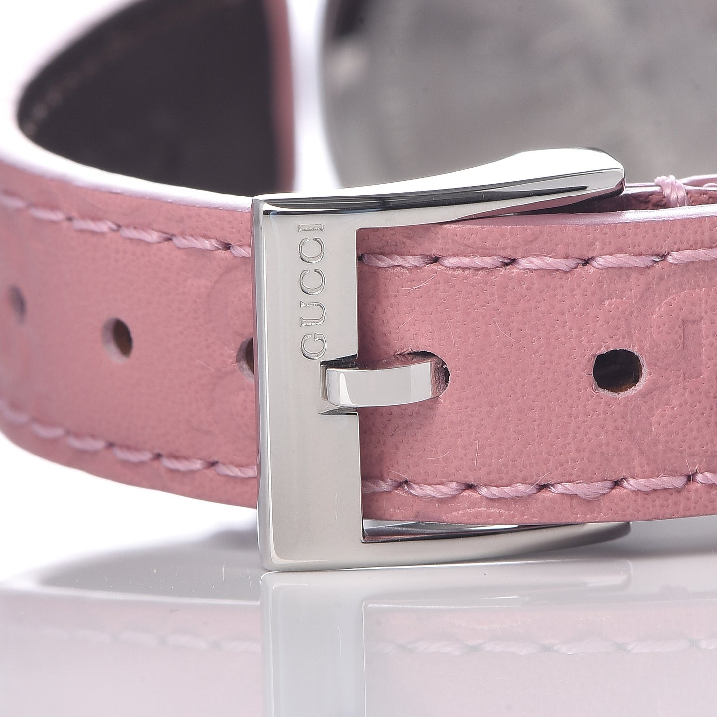 Stainless Steel Calfskin 27mm G-Timeless Quartz Watch Pink