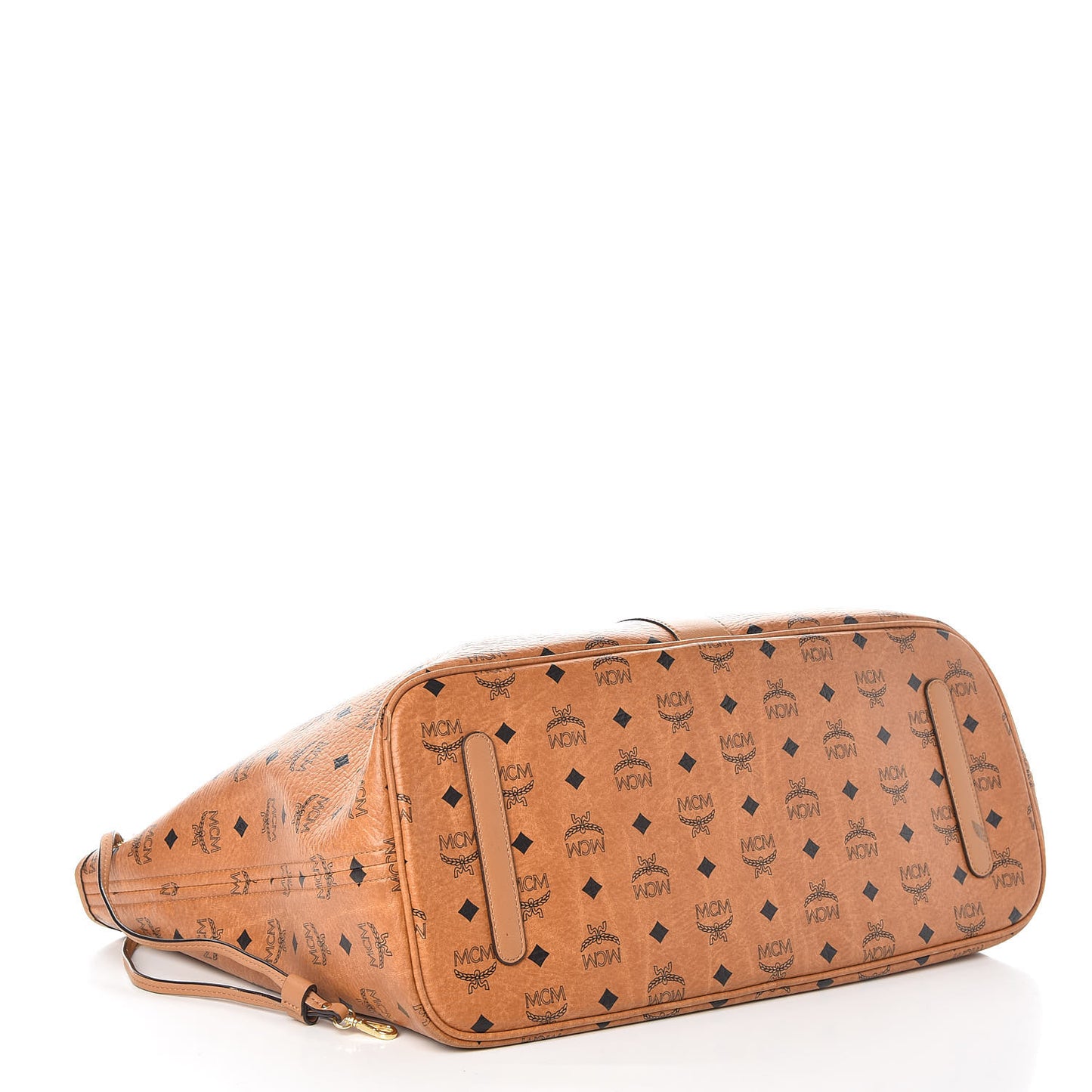 Visetos Large Liz Reversible Shopper Tote Cognac