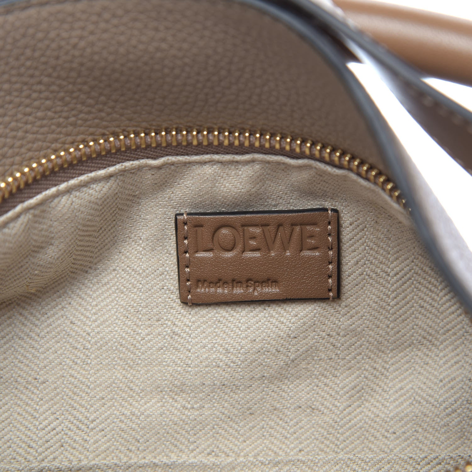 Loewe Grained Calfskin Small Puzzle Bag Sand Mink 6 of 9