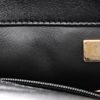 Chanel Lambskin Quilted Small Color Match Flap Black Multicolor 7 of 10