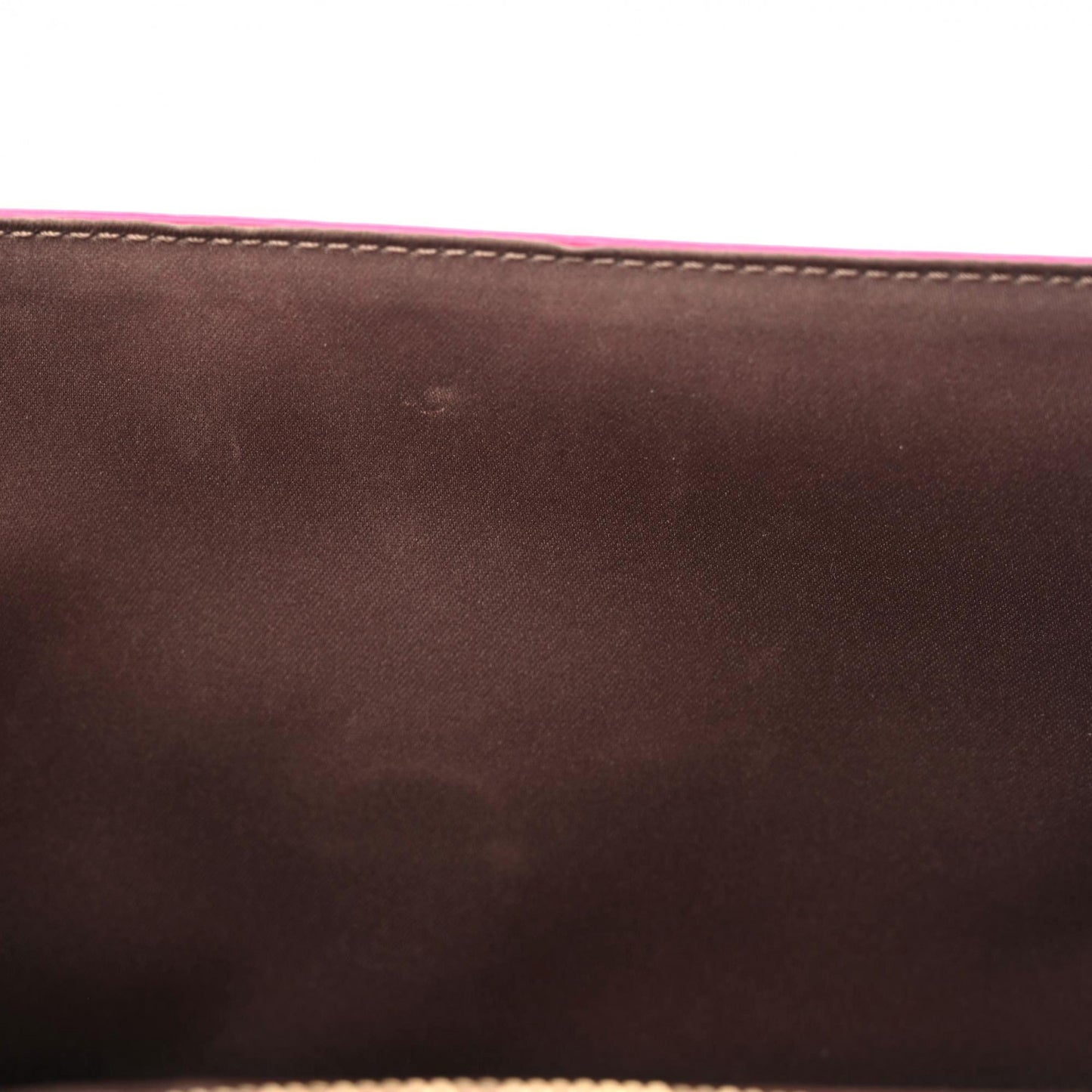 Printed Calfskin Vara Bow Chain Flap Crossbody Fuchsia
