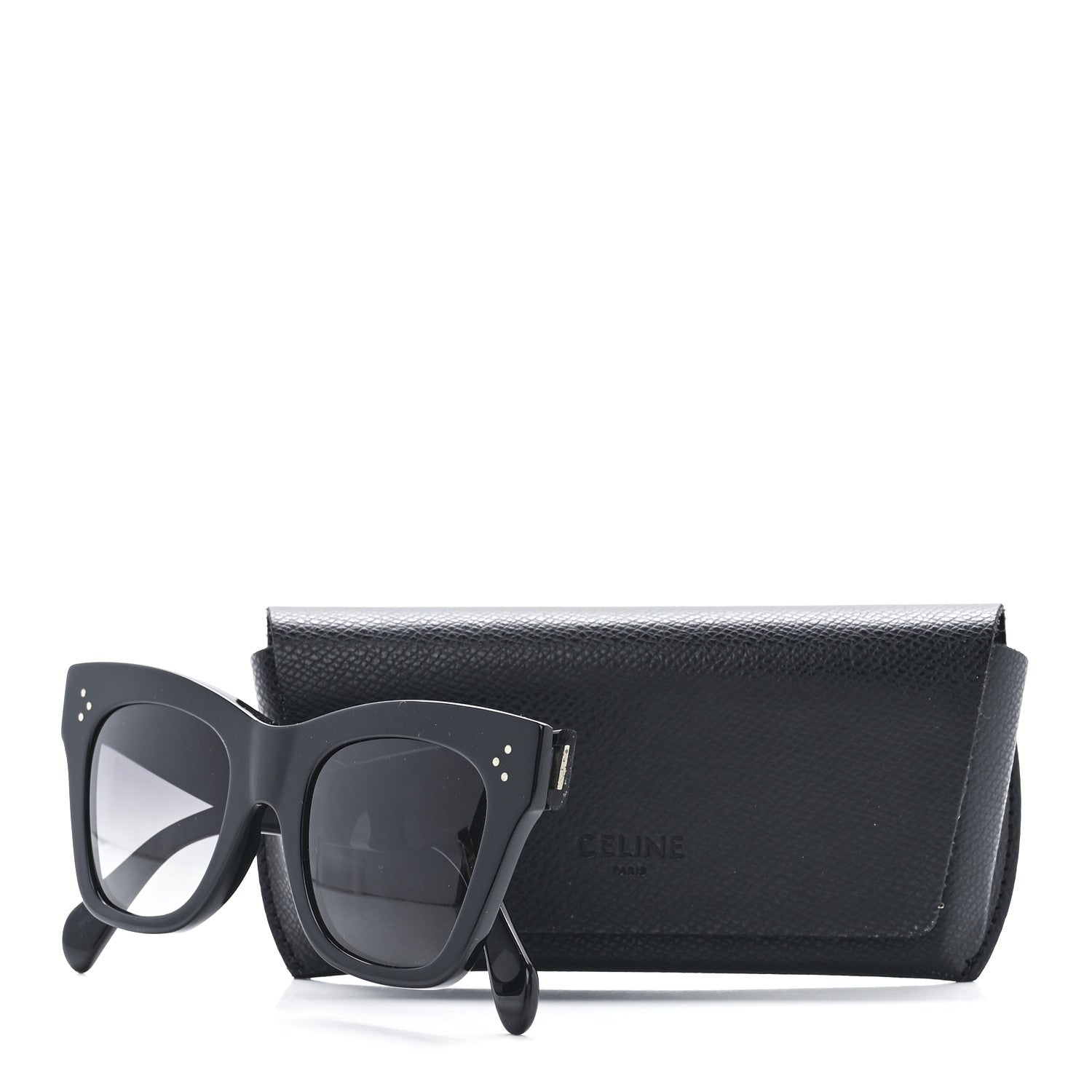 Celine Polarized Sunglasses CL4004IN Black 7 of 7