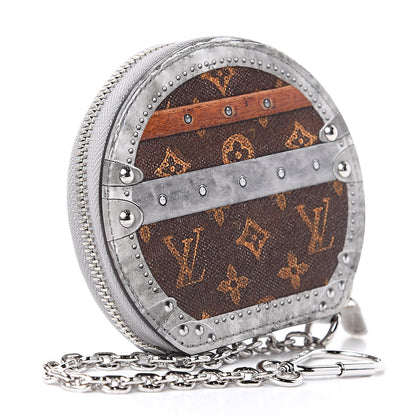 Louis Vuitton Transformed Monogram Time Trunks Micro Boite Chapeau Coin Purse Marron 3 of 7