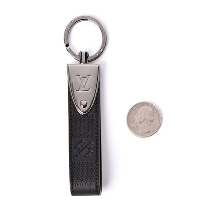 Louis Vuitton Damier Infini Dragonne LV Key Holder Onyx 2 of 5