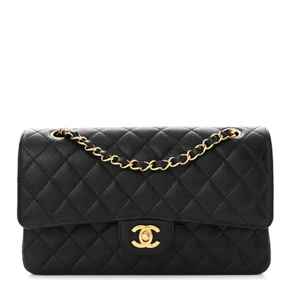 Chanel Caviar Quilted Medium Double Flap Black 1 of 11