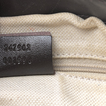 Gucci Monogram Medium Sukey Top Handle Dark Brown 7 of 10