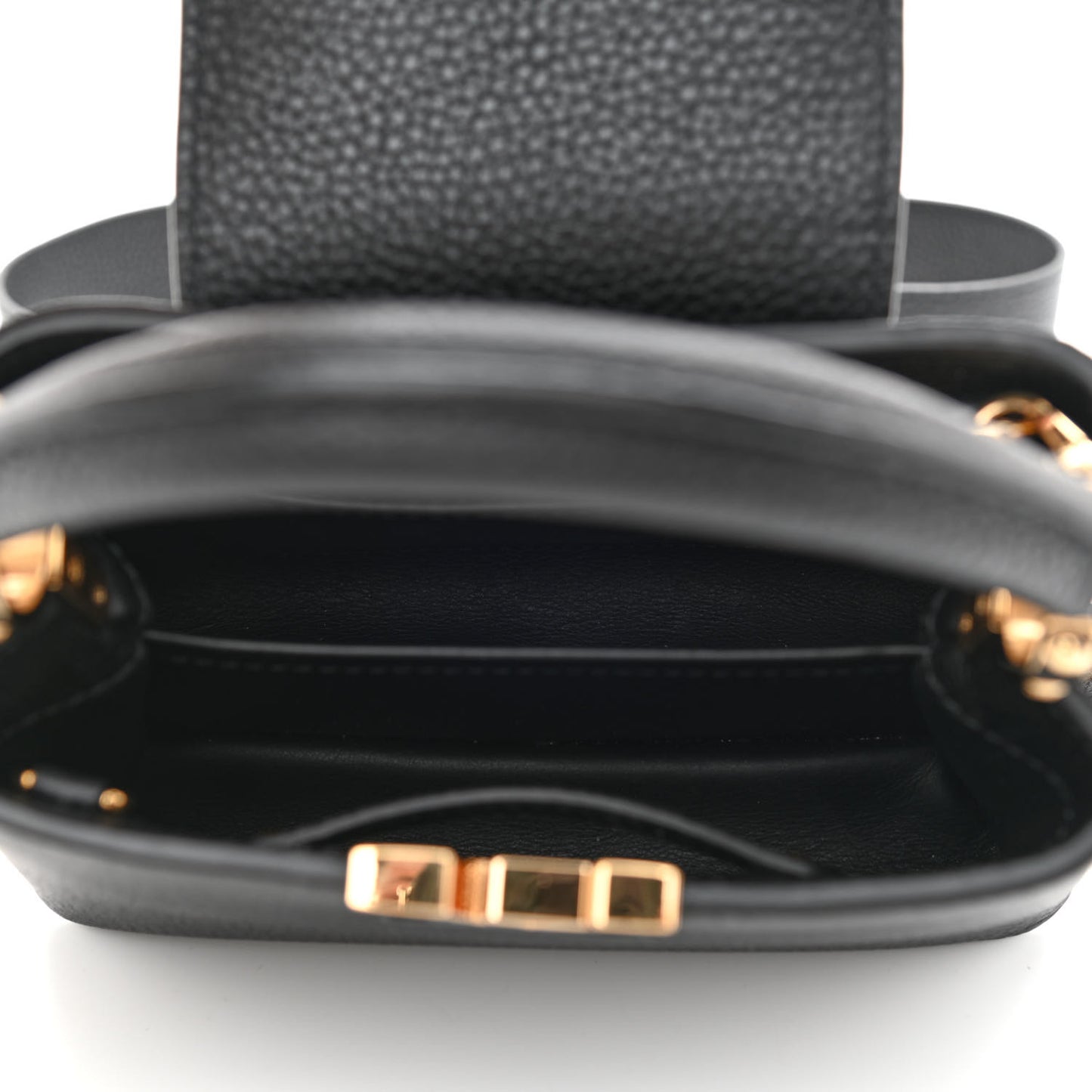 Taurillon Mini Capucines Black