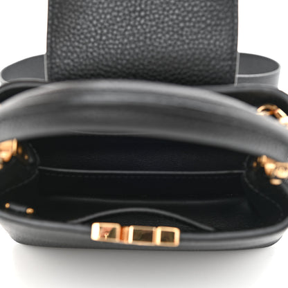 Louis Vuitton Taurillon Mini Capucines Black 5 of 8