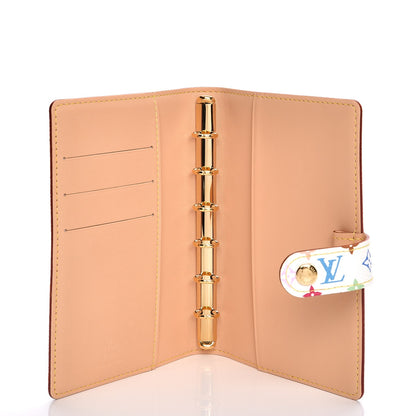 Louis Vuitton Monogram Multicolor Chibi Kinoko Small Ring Agenda Cover White 5 of 7