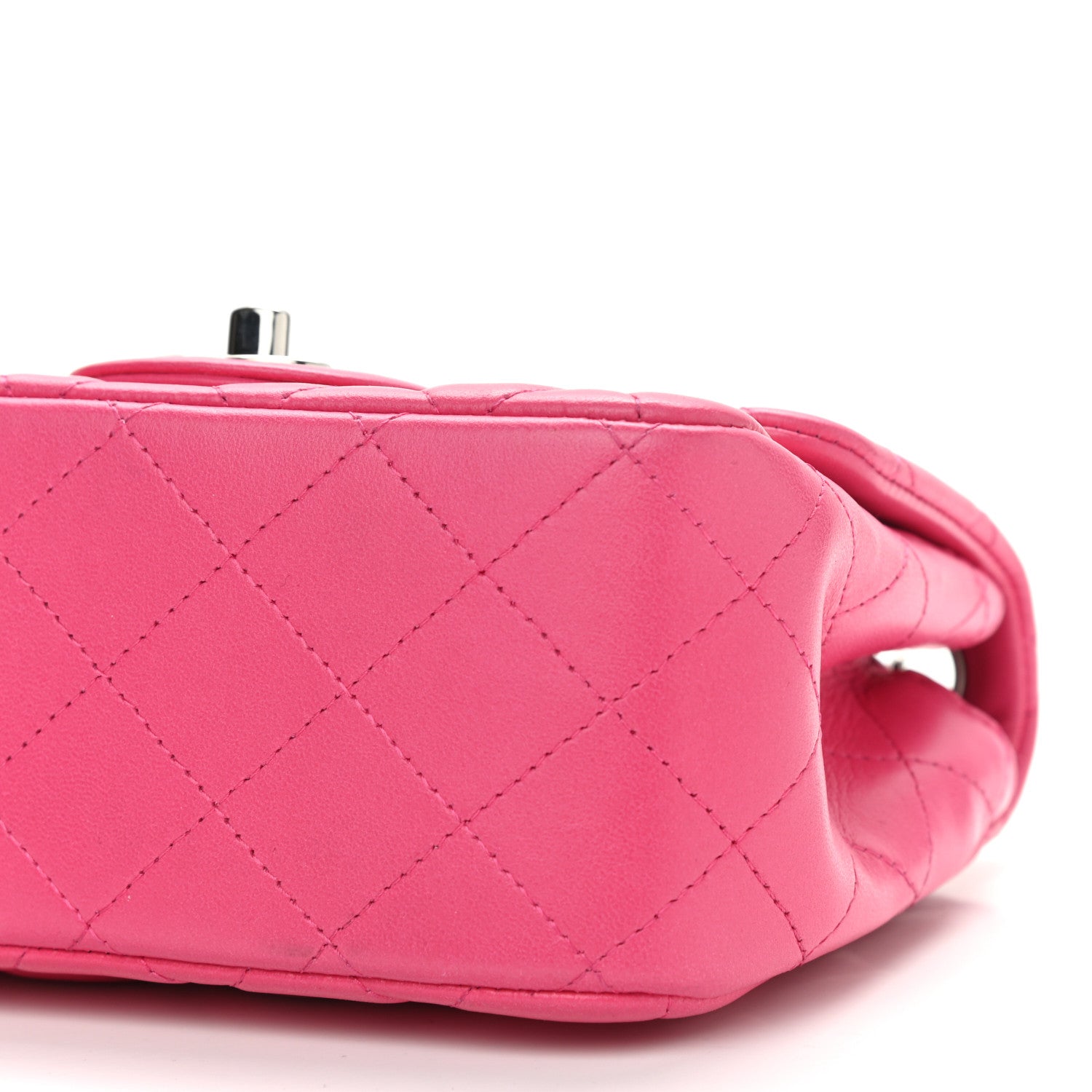 Chanel Lambskin Quilted Mini Square Flap Pink 10 of 10
