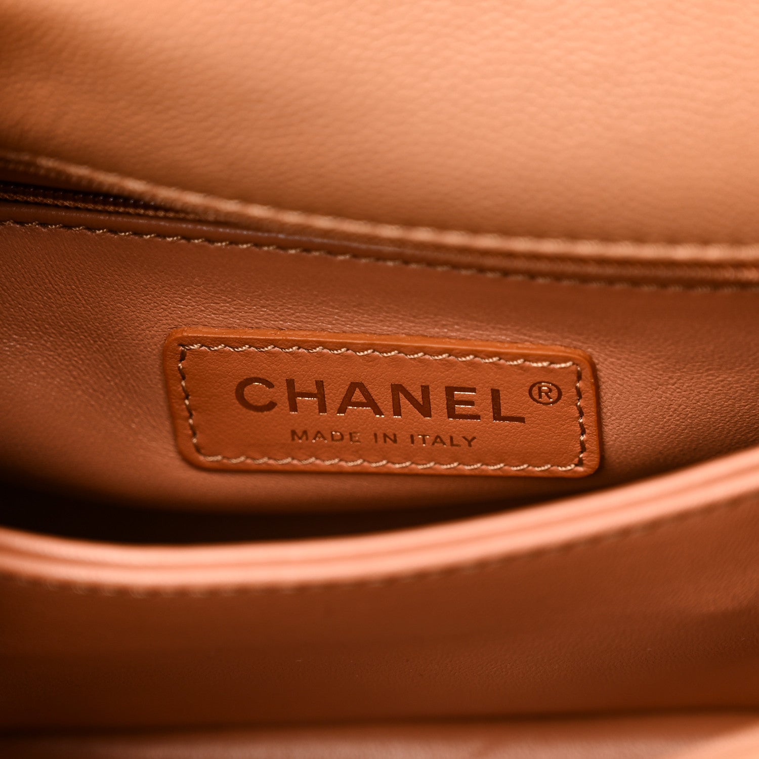 Chanel Caviar Quilted Mini Coco Handle Flap Brown 6 of 11