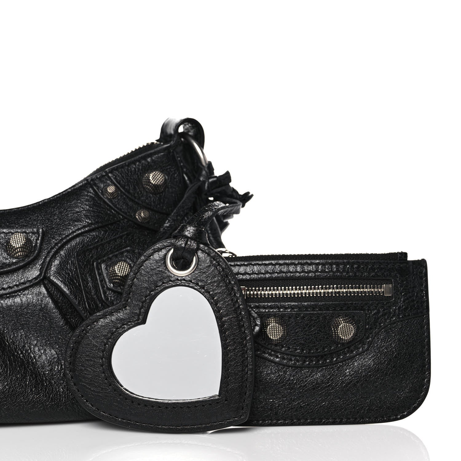 Balenciaga Agneau Arena Le Cagole Shoulder Bag XS Black 9 of 14