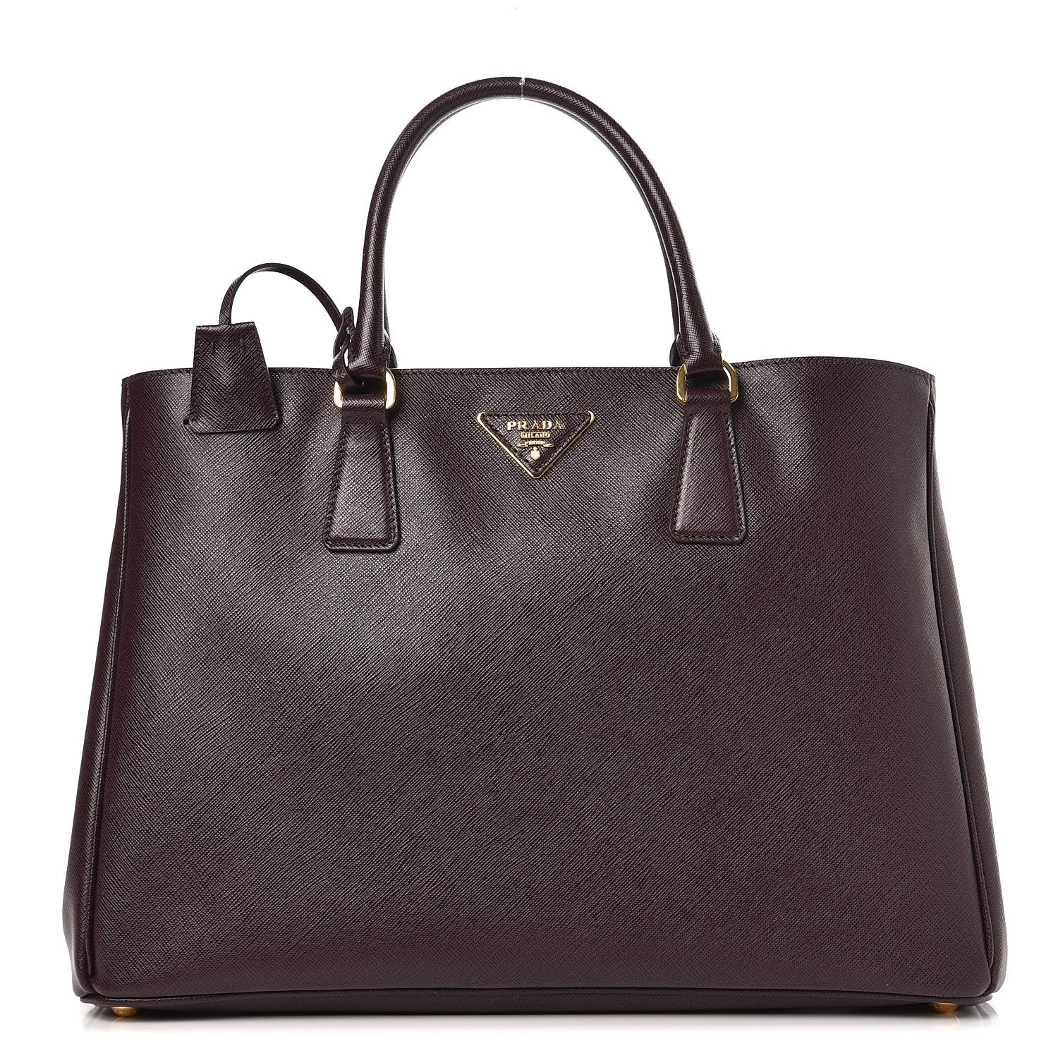 Prada Saffiano Lux Large Tote Granato 1 of 7