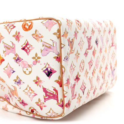 Louis Vuitton Watercolor Aquarelle Speedy 30 White 8 of 9