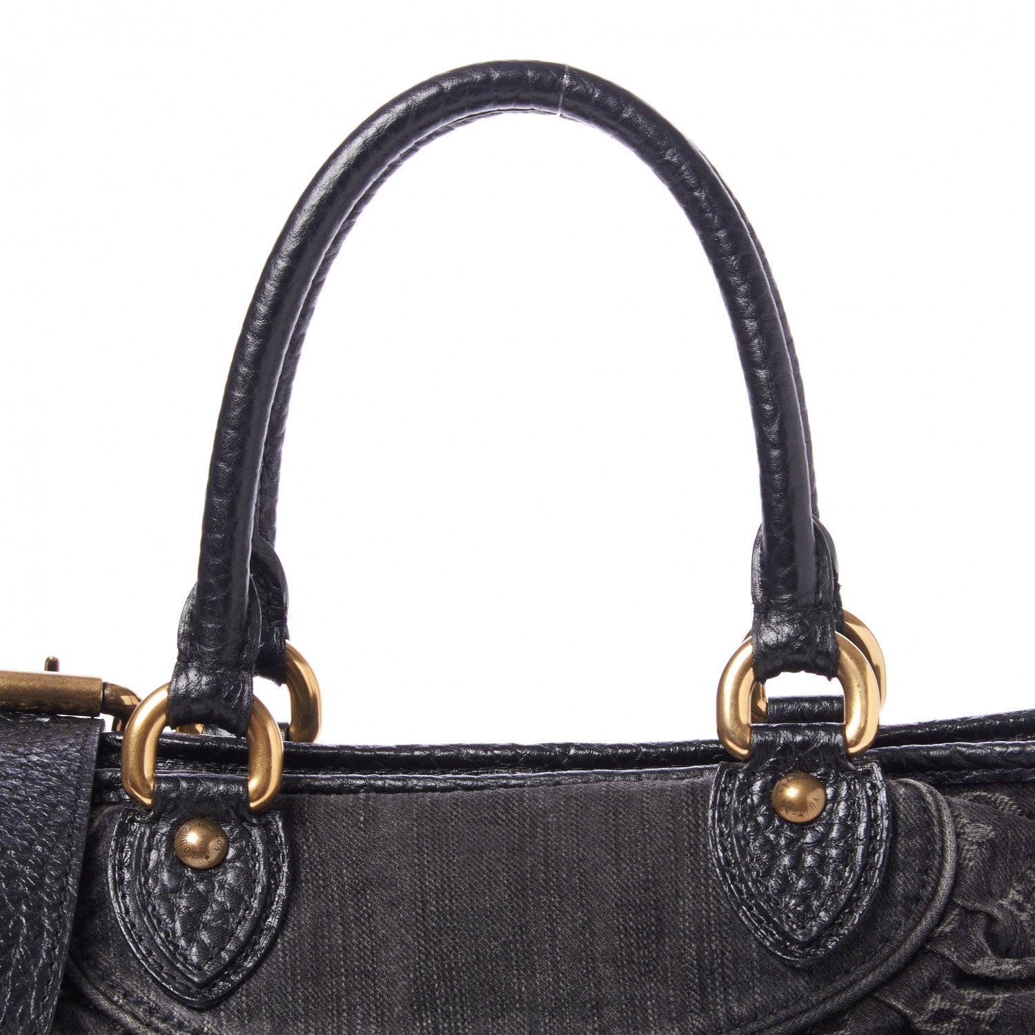 Louis Vuitton Denim Neo Cabby MM Black 7 of 9