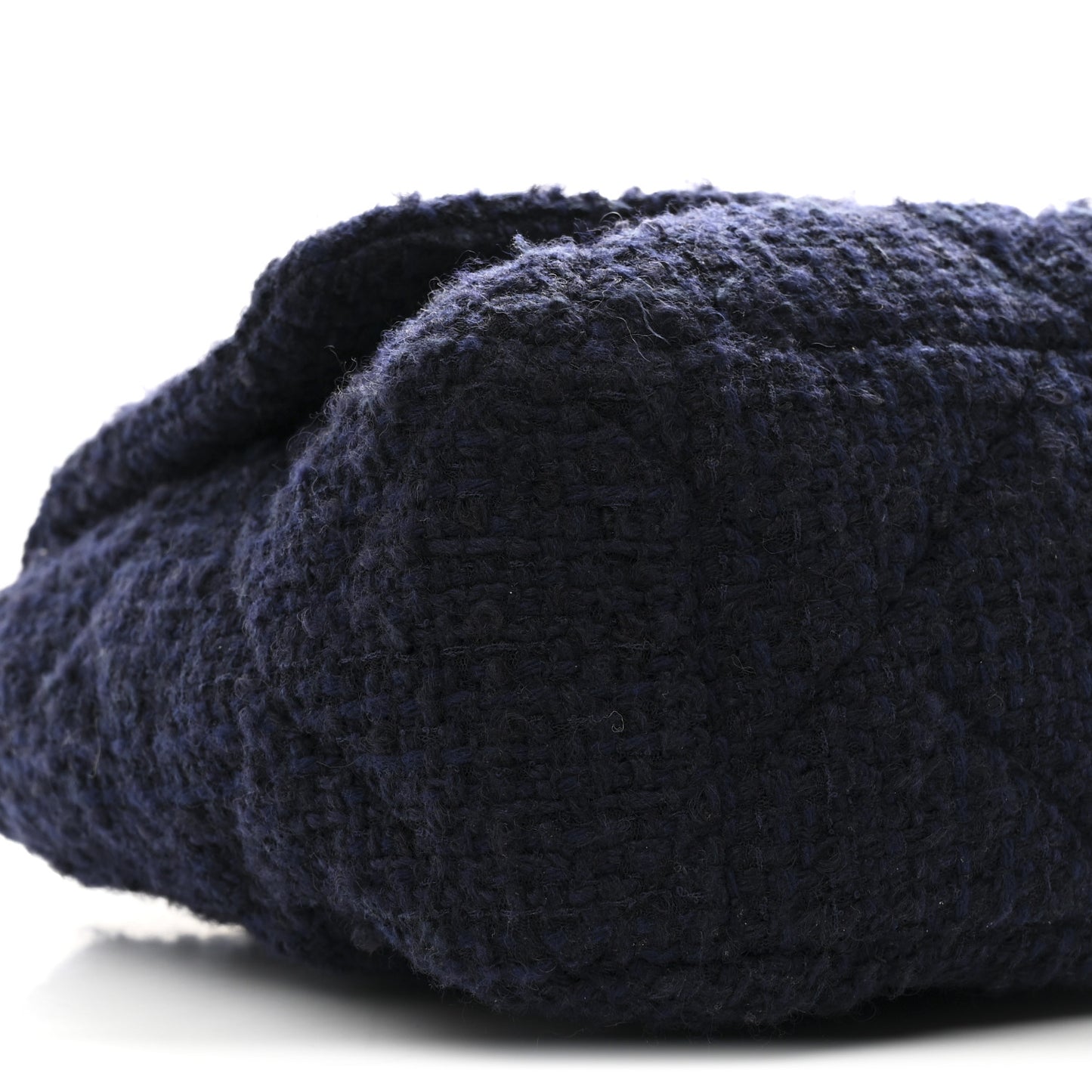 Tweed Quilted Maxi Chanel 19 Flap Navy