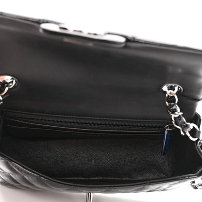 Chanel Patent Calfskin Quilted Mini Rectangular Flap Black 5 of 11