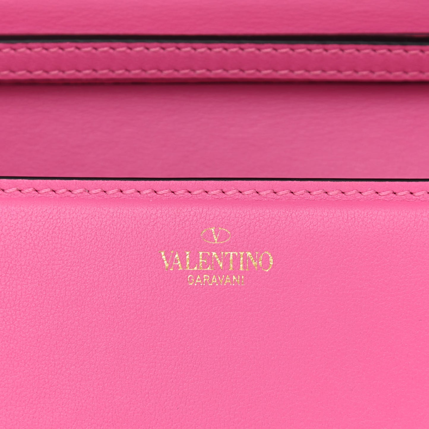 Calfskin Vlogo Loco Shoulder Bag Feminine Pink
