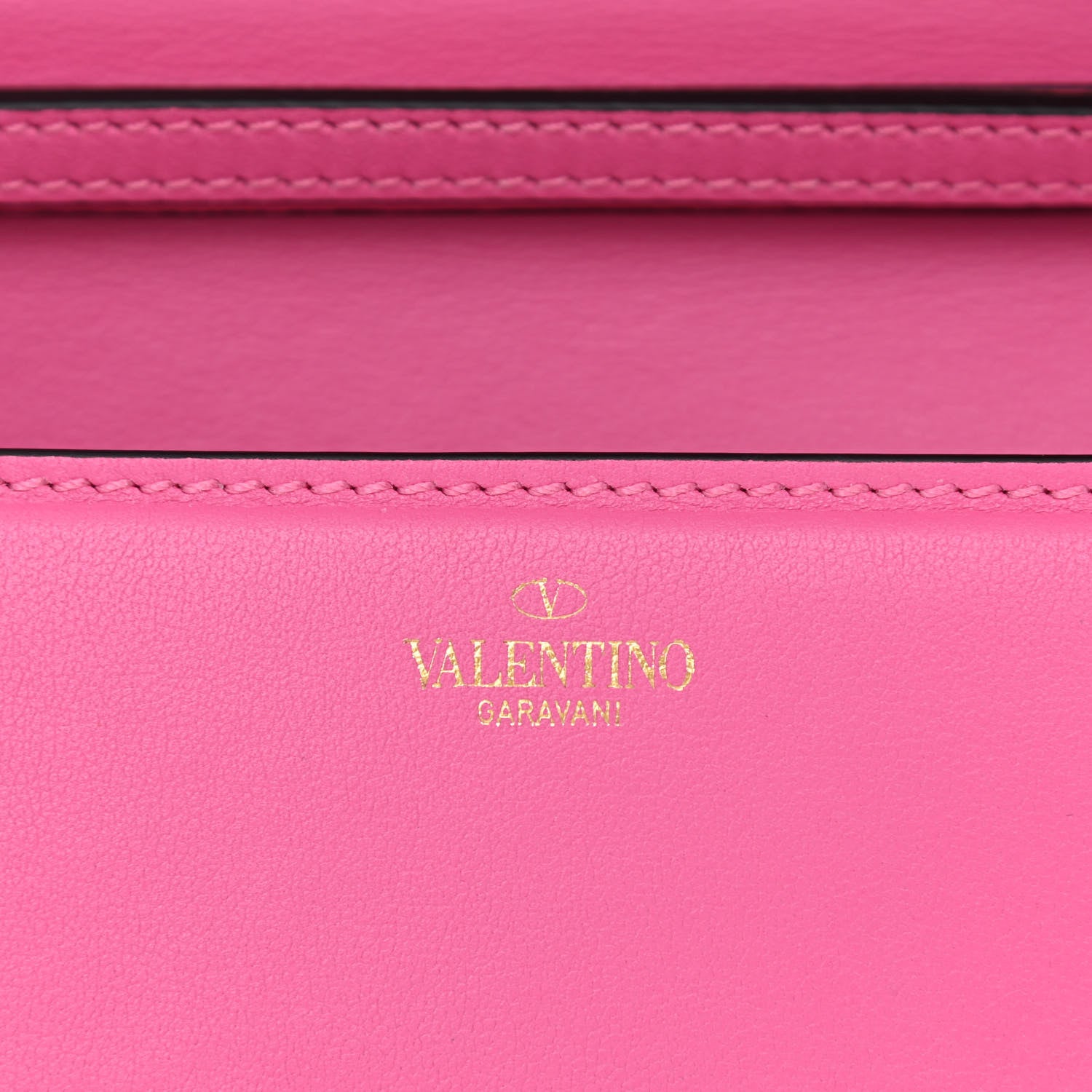 Valentino Garavani Calfskin Vlogo Loco Shoulder Bag Feminine Pink 6 of 9