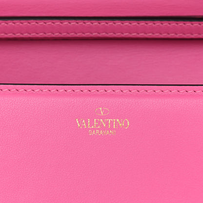 Valentino Garavani Calfskin Vlogo Loco Shoulder Bag Feminine Pink 6 of 9