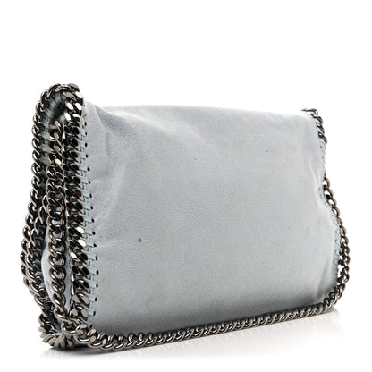 Stella McCartney Shaggy Deer Falabella Crossbody Clutch Ice Blue 3 of 11