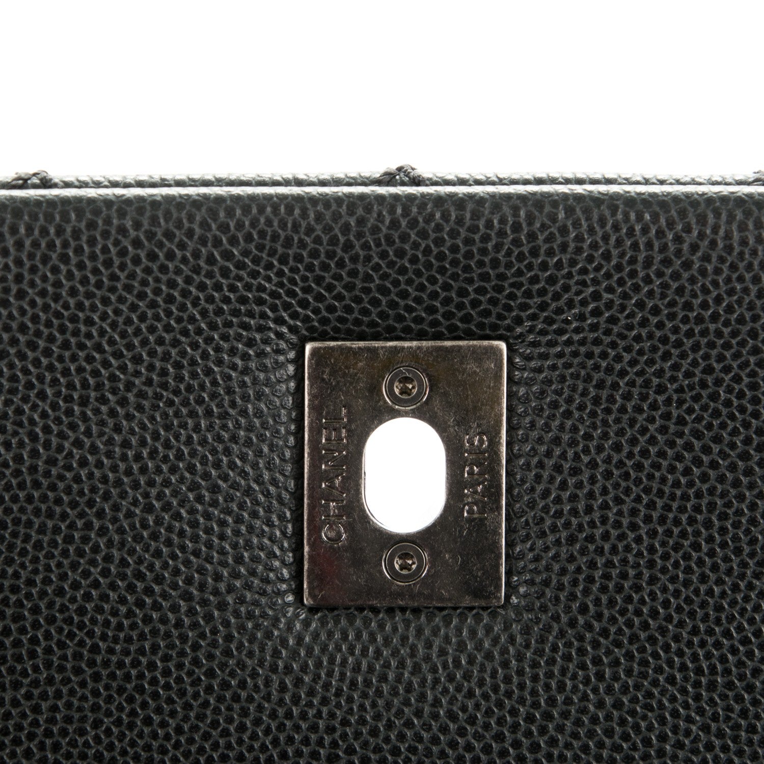 Chanel Caviar Quilted Medium Coco Handle Flap Black 6 of 8