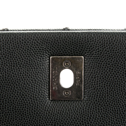 Chanel Caviar Quilted Medium Coco Handle Flap Black 6 of 8