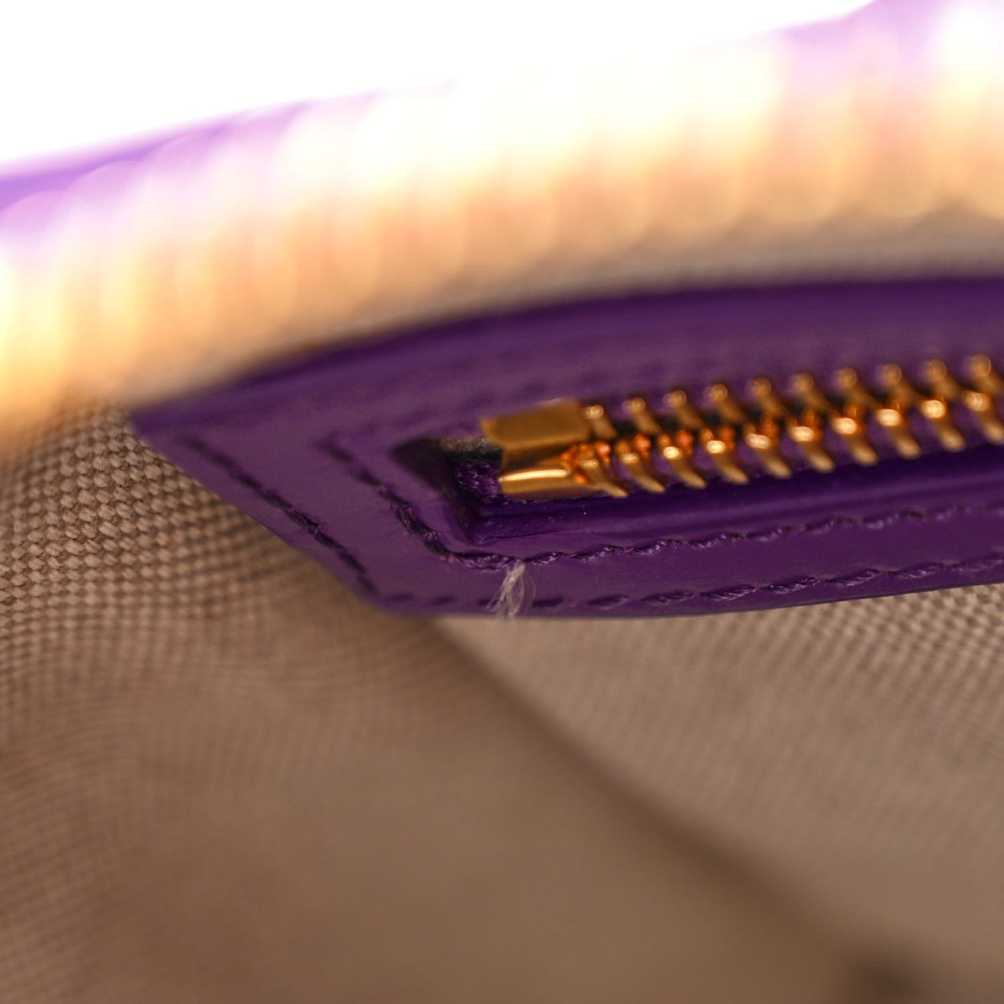Shiny Lord Calfskin Mini Antigona Ultraviolet