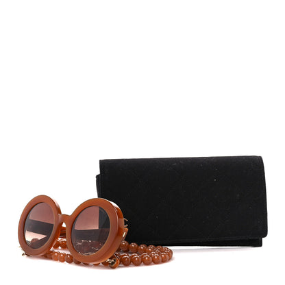 Chanel Acetate Round Sunglasses 5489 Brown 8 of 8