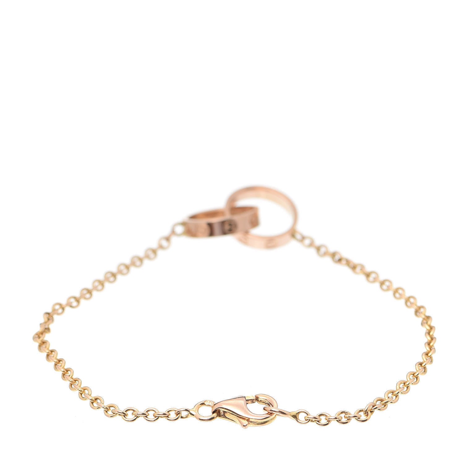 Cartier 18K Pink Gold Interlocking LOVE Bracelet 3 of 7