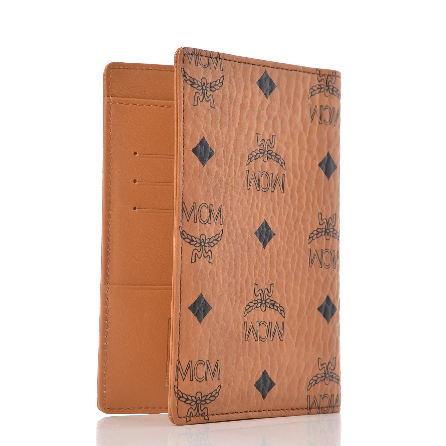 Visetos Heritage Passport Holder Cognac