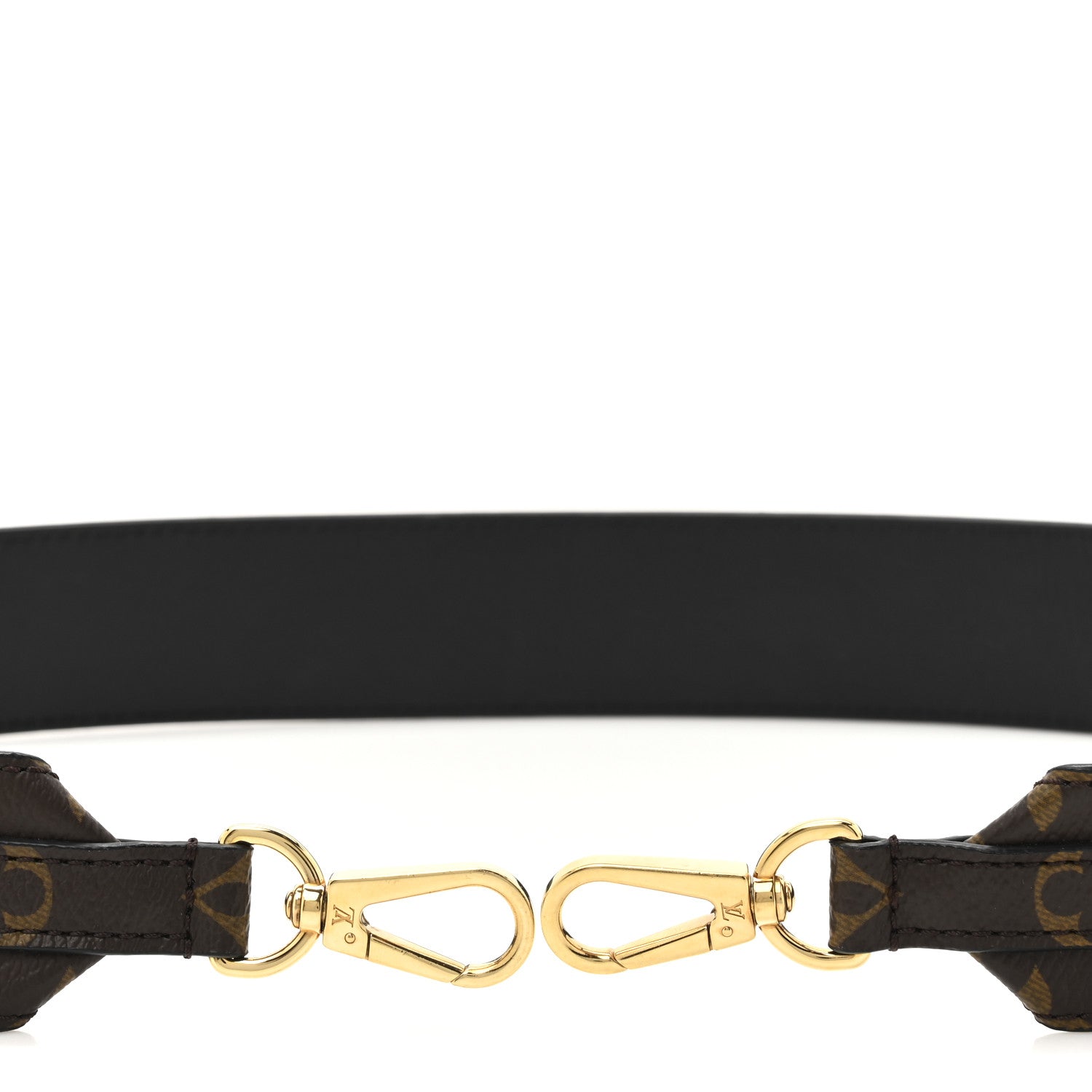 Louis Vuitton Monogram Bandouliere Shoulder Strap Black 3 of 6
