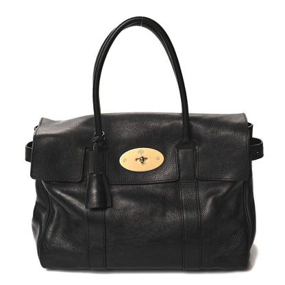 Mulberry Small Classic Grain Bayswater Black 1 of 9