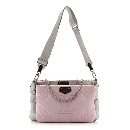 Louis Vuitton Econyl Monogram Pillow Maxi Multi Pochette Accessories Silver Pale Pink 1 of 11