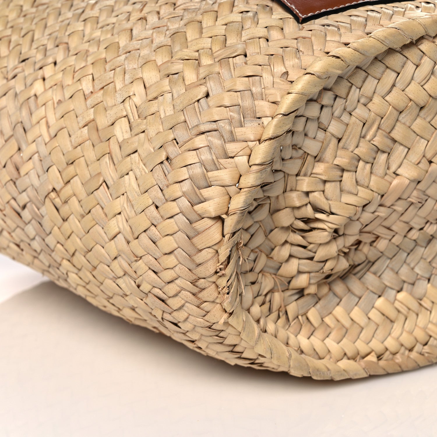 Loewe Raffia Basket Tote Bag Natural Tan 8 of 11