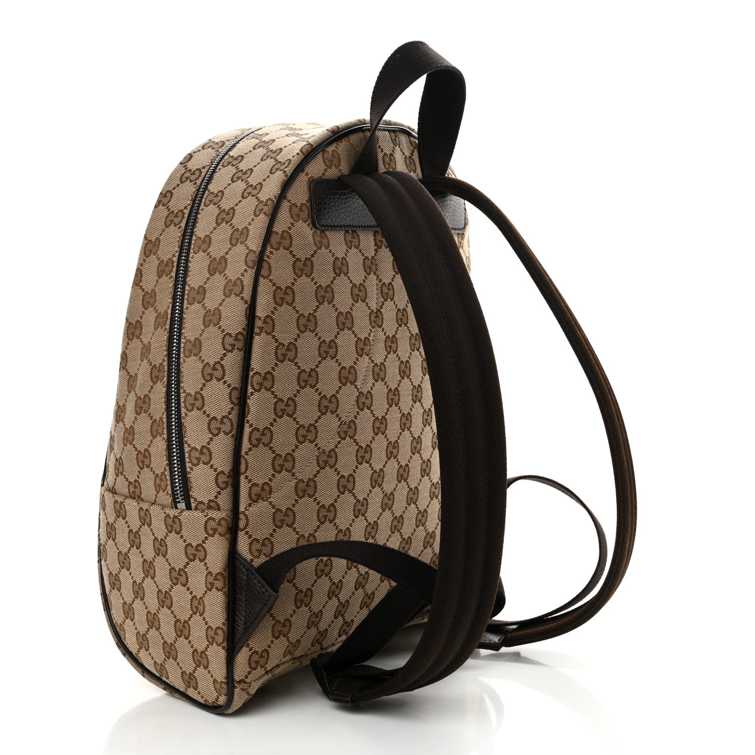 Gucci Monogram Travel Backpack Dark Brown 3 of 10