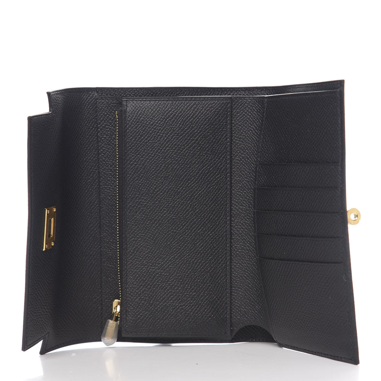 Epsom Medium Kelly Wallet Bleu Indigo