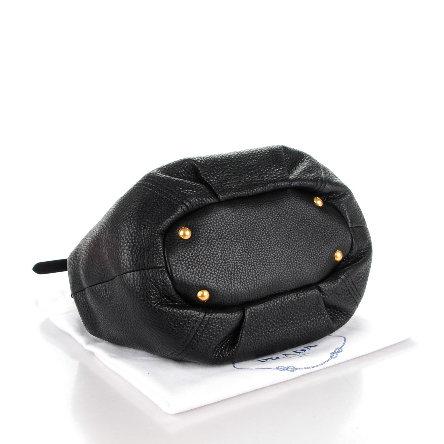 Prada Vitello Daino Shoulder Bag Nero Black 4 of 8