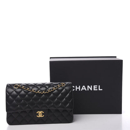 Chanel Caviar Quilted Medium Double Flap Black 10 of 10