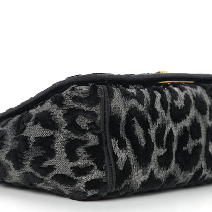 Christian Dior Velvet Mizza Embroidered Medium Caro Bag Gray 5 of 10