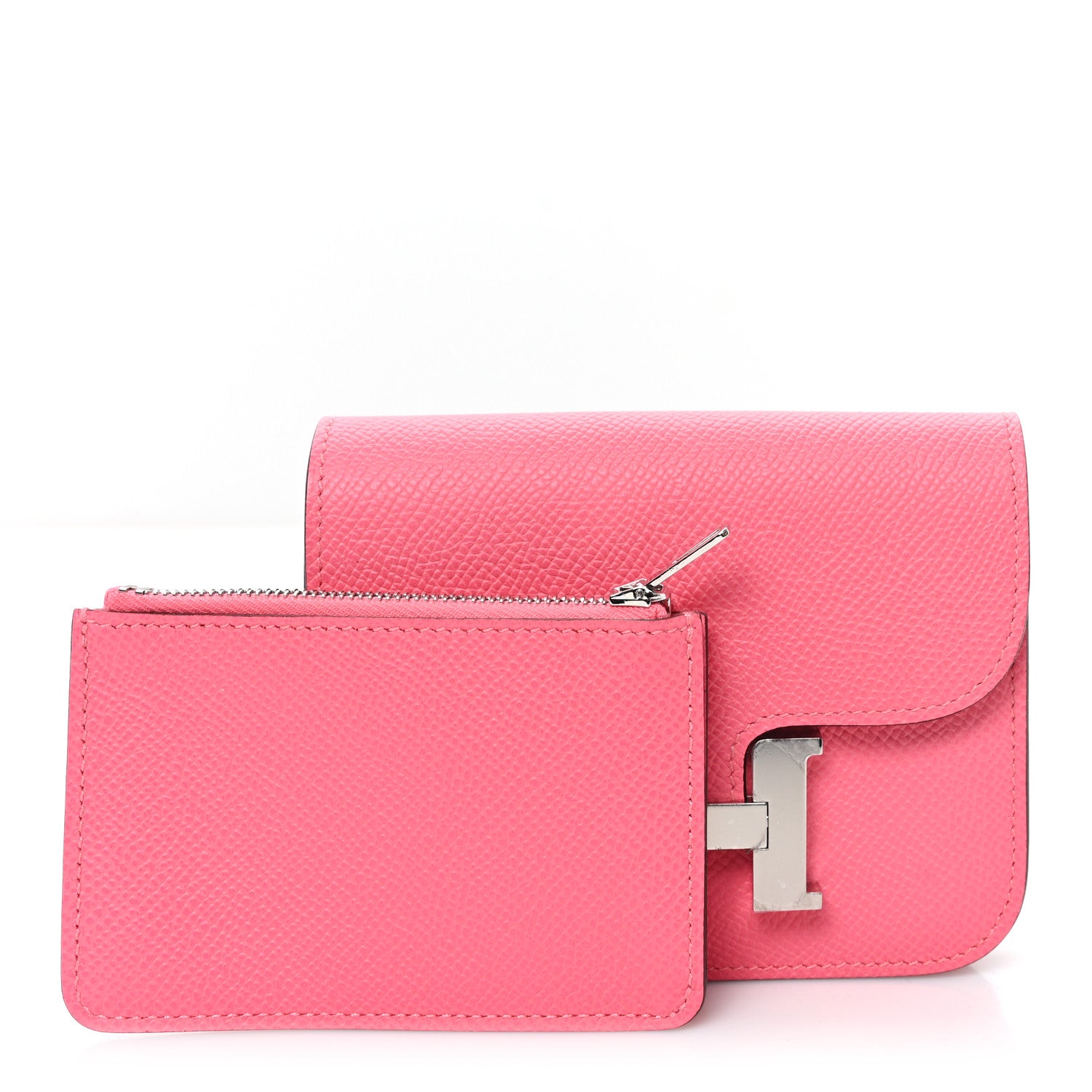Hermes Epsom Constance Slim Wallet  Rose Azalee 3 of 8